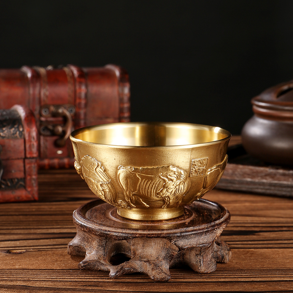 8cm 구리 그릇 [구호 5 소]