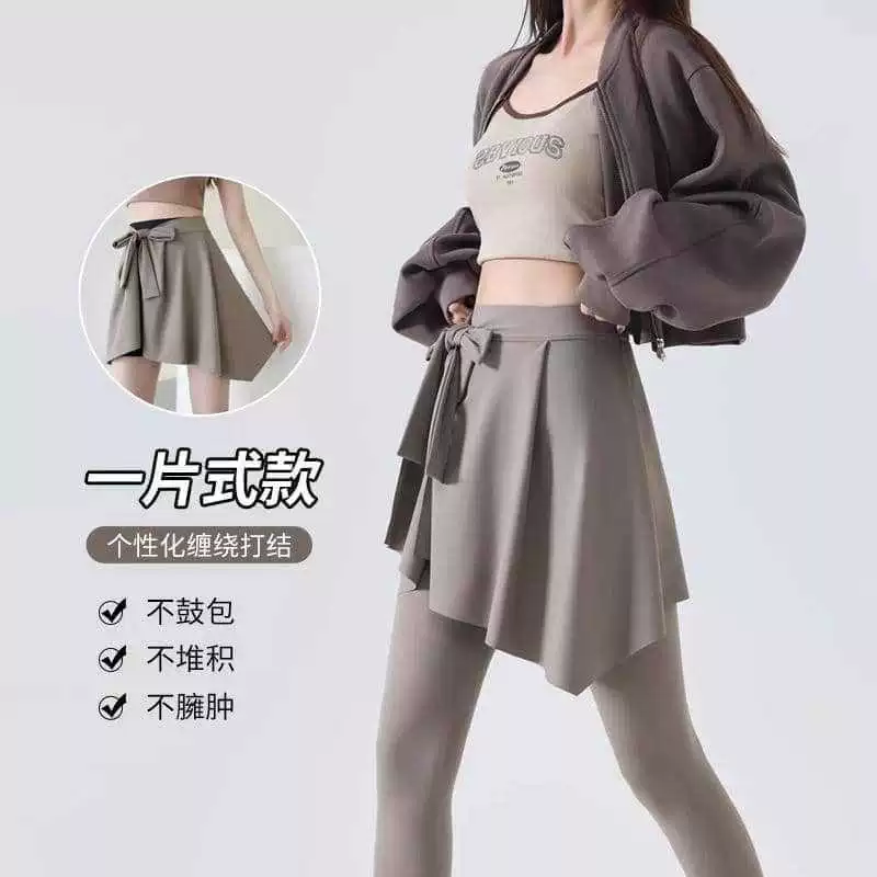 Fitted curtain, yoga clothing, mini-skirt, belt, protective underware for gym, for running
