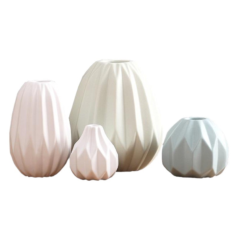 Moderno minimalista creativo florero Estilo nórdico arreglo floral de cerámica salón comedor TV gabinete decoración al por mayor