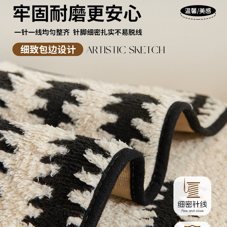 Cojín de sofá de peluche otoño y invierno de una sola pieza de sofá cubierta de alta calidad 2024 nuevo cojín de sofá recto grueso