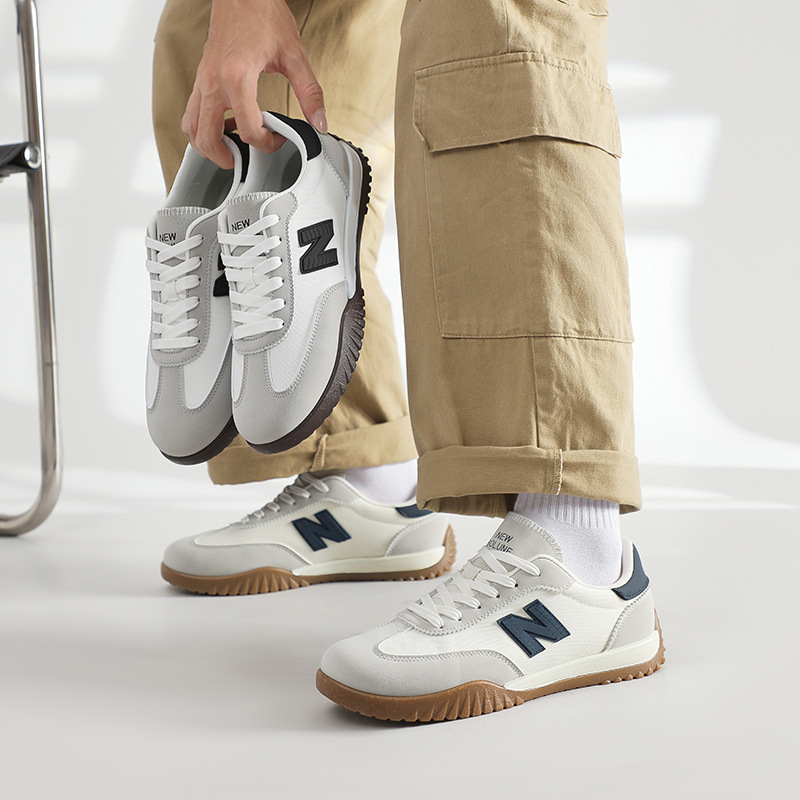 严选NEW BOLUNE新百伦433正品透气运动鞋情侣款板鞋时尚n字德训鞋