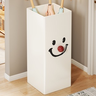Simple Umbrella Bucket Door Umbrella Storage Rack Household Door Umbrella Storage Tube Vertical Large Capacity Waterproof Umbrella Rack