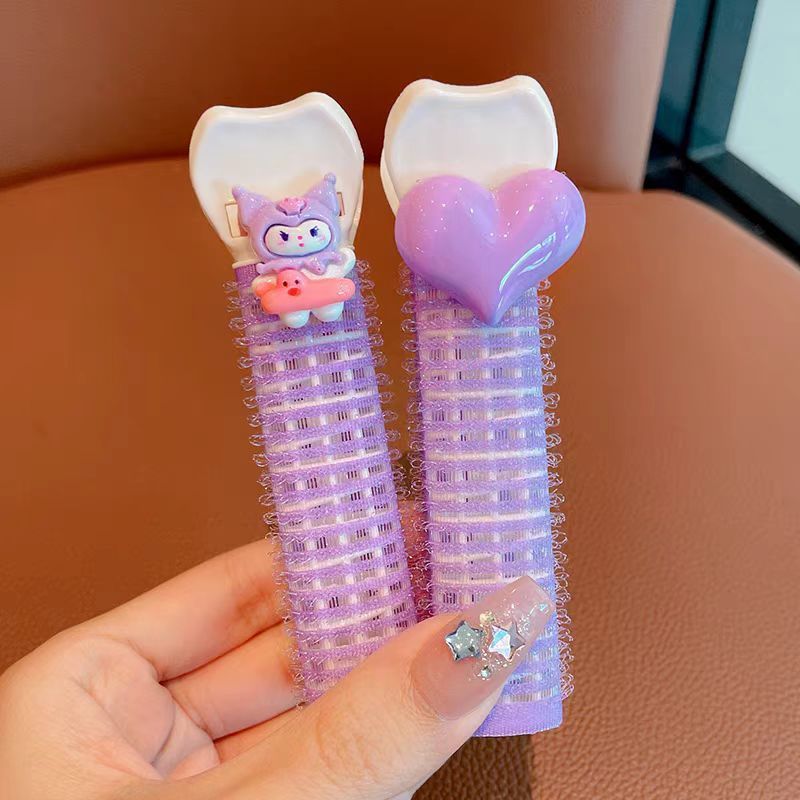 前髪ふんわり神器髪根っこふんわりクリップ頭上ヘアクリップサンリオ固定無痕怠け者定型カール女性|undefined