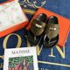 Foreign trade 2024 early spring new kelly hardware buckle ladies flat slippers high version T slippers manufacturers wholesale