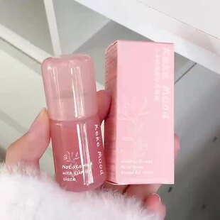Kekemood Small Ice Bucket Mirror Water Gloss Lip Glaze, Long-Lasting Moisturizing Pouty Lips, Pure Desire Boiled Water, Showing Tender Women