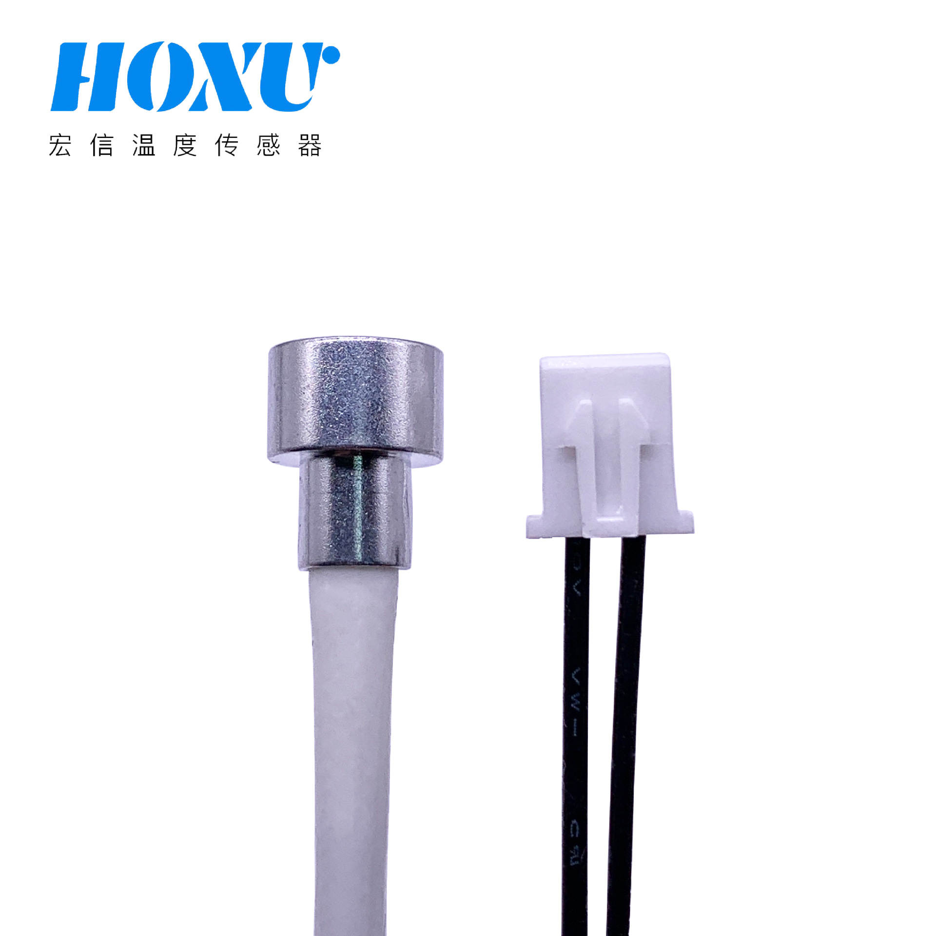厂家直销批发空气炸锅铝壳探头带端子热敏电阻B3950NTC温度传感器