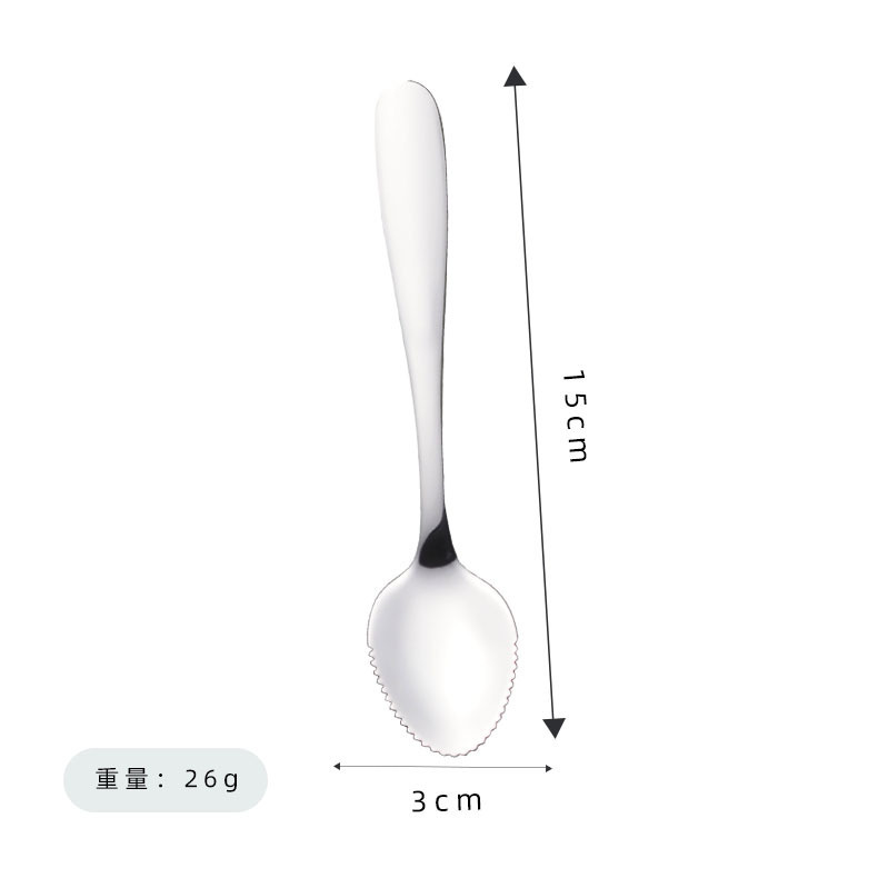 ホット販売 304 ステンレス鋼泥スクレーパー離乳食サプリメントスクレーパーフルーツピューレアップルピューレスプーン多機能フルーツスクレーパー|undefined
