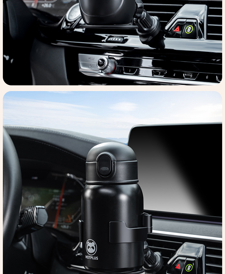Car Air Conditioner Air Outlet Water Cup Holder Car Cup Holder Beverage Holder Ashtray Multi-Functional Fixed Hanging Cup Holder