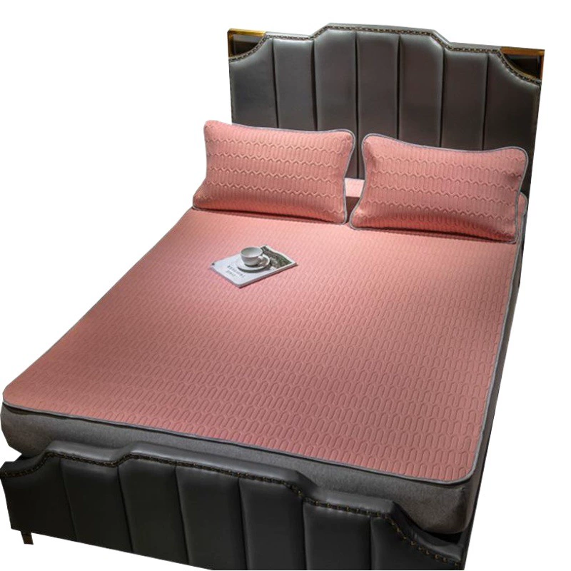 Комплект из трех латексных охлаждающих матрасов, утолщенный летний матрас из ледяного шелка, моющийся, подходит для односпальной кровати в студенческом общежитии, кровати с кондиционером, оптом, ощущение прохлады.