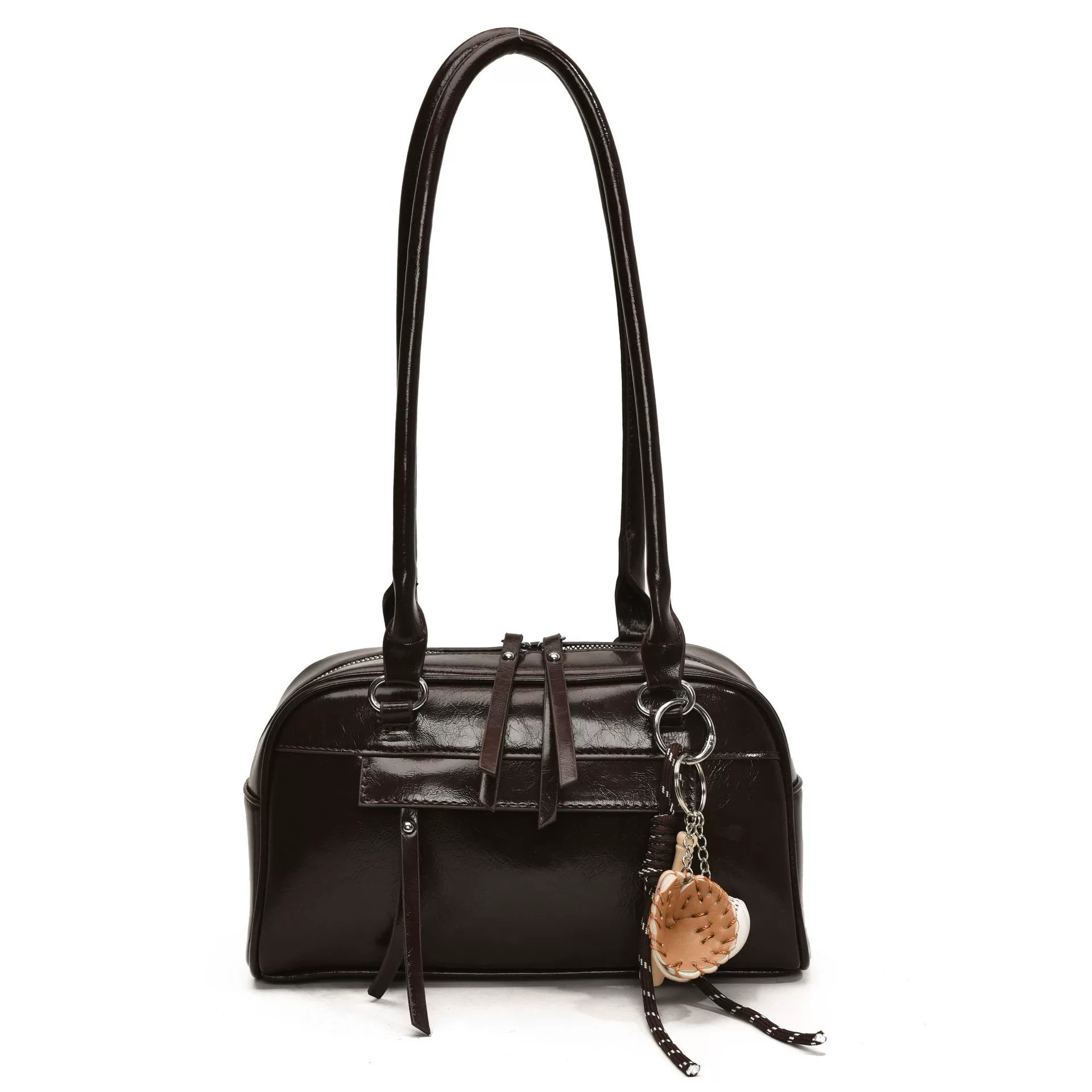 Retro capacious shoulder bag, one-shoulder bag for leisure, pillow