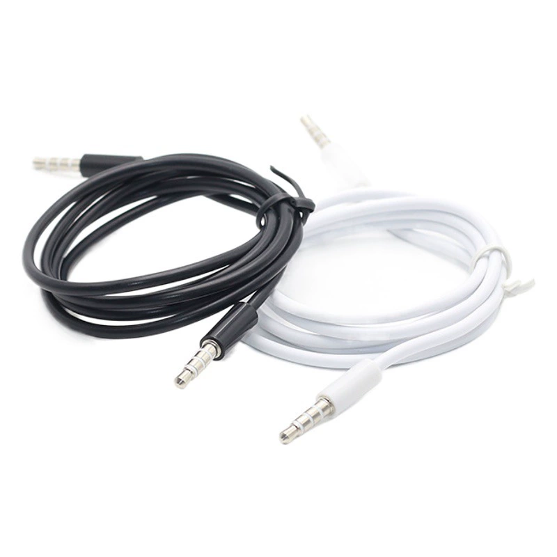 3,5 штекер-мужчина мобильный телефон планшетный компьютер автомобильная аудио гарнитура подключение 4 3,5 штекер-штекер аудиокабель