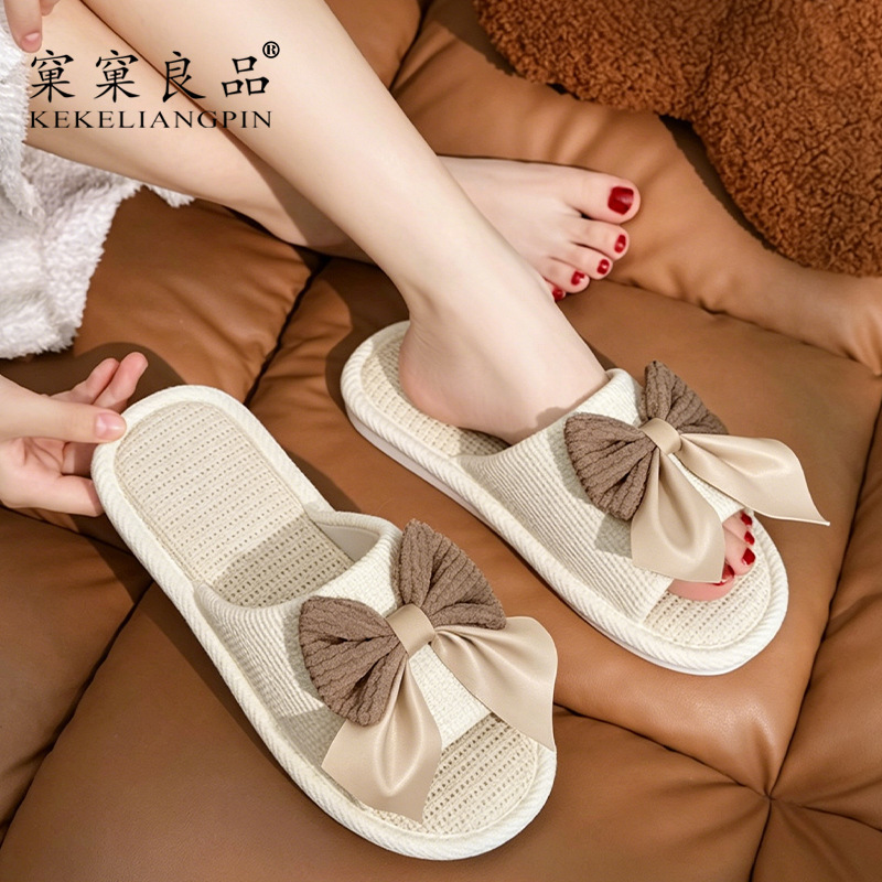 Pantuflas para el hogar de venta directa de fábrica, pantuflas de verano para hotel, pantuflas de lino para hombre y mujer, estilo japonés, para las cuatro estaciones, venta al por mayor. image 18