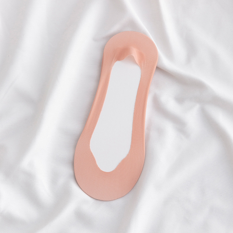 女性用秋用薄手滑り止めボートソックス、浅履き、日本風、脱げにくい、無地綿ソックス、春夏用インビジブルソックス、ショートソックス