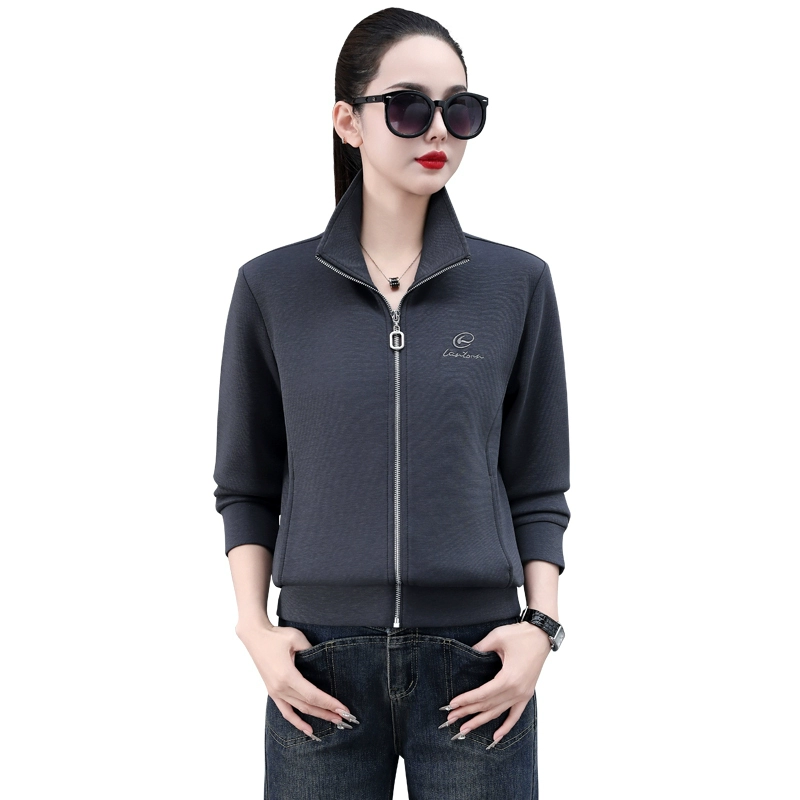 Cardigan, jacket, spring sweatshirt with zipper, long-sleeve, western style