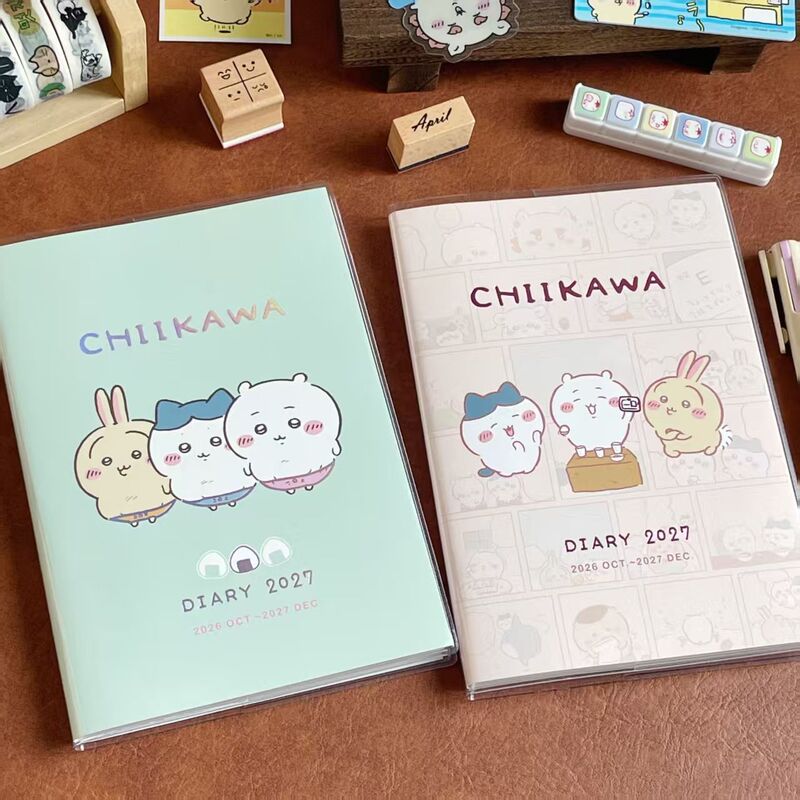 2027 new cartoon planner, full-color, high-quality, portable, and stylish, perfect for students to use as a daily schedule and study plan 2027 new cartoon planner, full-color, high-quality, portable, and stylish, perfect for students to use as a daily schedule and study plan