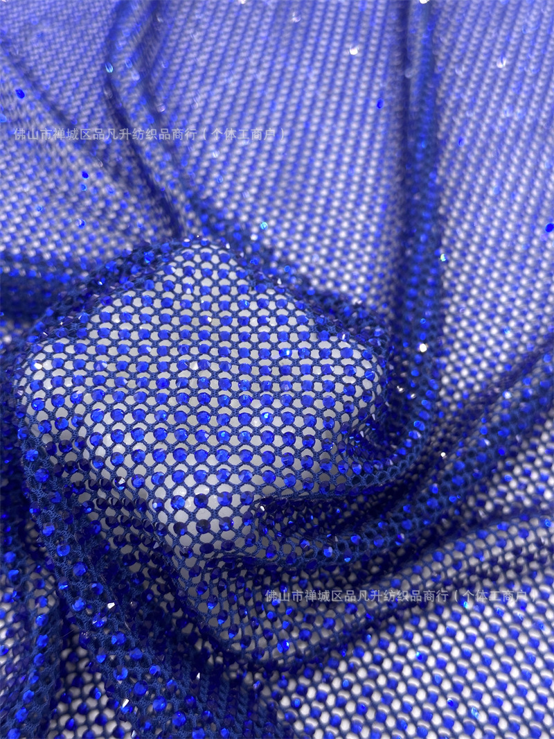 Transfronterizos amazónicos de moda de alta calidad, ropa de mangas largas de diamante de alta densidad, tela de diamante caliente de alta densidad