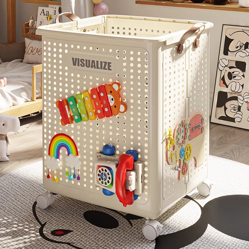 Juguetes infantiles gran capacidad muñeca muñeca muñeca de peluche bloque de construcción caja caja de almacenamiento doméstica