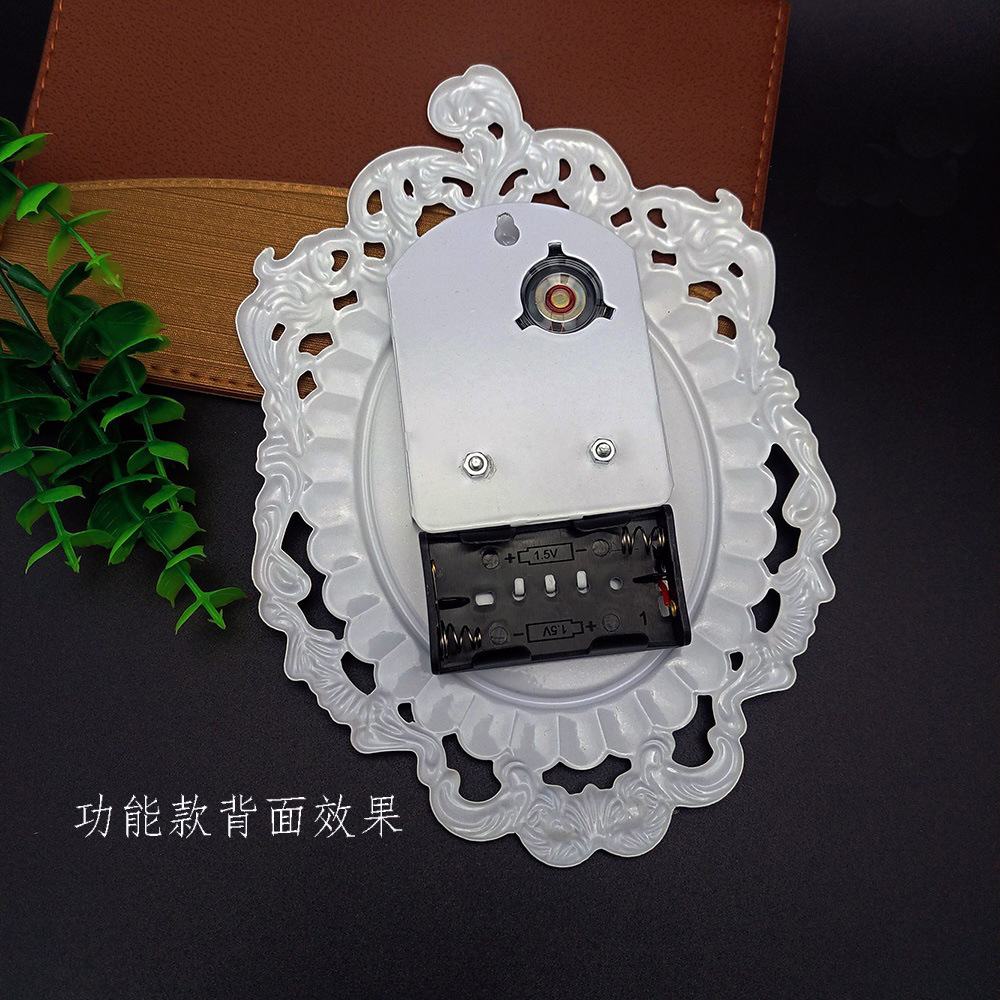 Timbre de Puerta Francés de Metal Nuevo, Decoración Creativa para Sala de Estar, Timbre Inalámbrico Vintage Color Champán