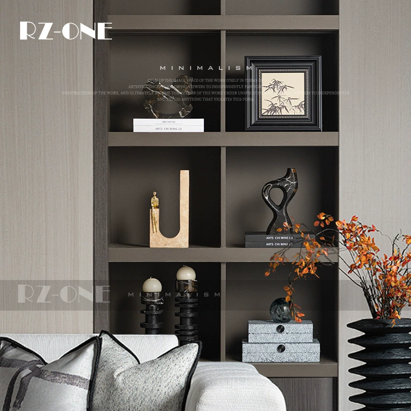 Craftsman Thirteen Современный легкий роскошный мраморный мягкий декор Гостиная ТВ-шкаф Высококачественный винтажный орнамент ваби-саби.