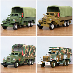 Antique Lianhao CA10 Model Display, Vintage Ironwork, Simulator Military Truck, War Vehicle, Nostalgic Art Decor, Ornament