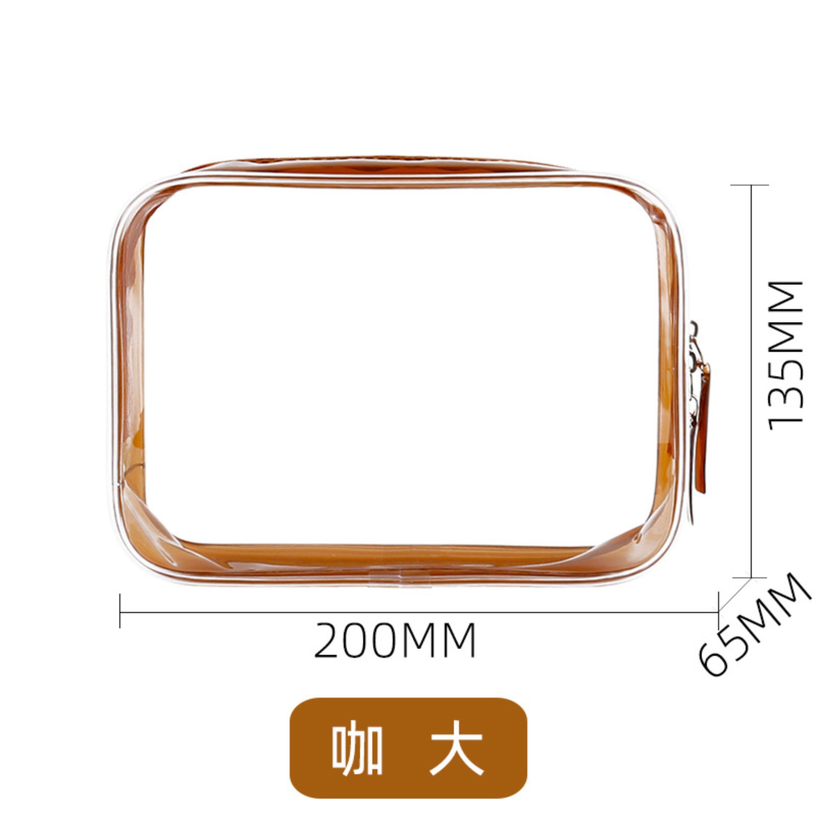 Bolsa de cosméticos transparente de PVC transfronterizo Conjunto de 4 piezas Bolsa de almacenamiento de lavado impermeable de viaje multifuncional de gran capacidad en stock