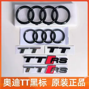 Audi TT emblemi: TTS qara yazı, mərkəzi barmaqlıq, TTRS loqosu, arxa emblemi, Sline