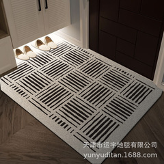 轻奢简约入户门丝圈地垫玄关进门刮泥蹭土门垫耐磨耐脏可裁剪脚垫