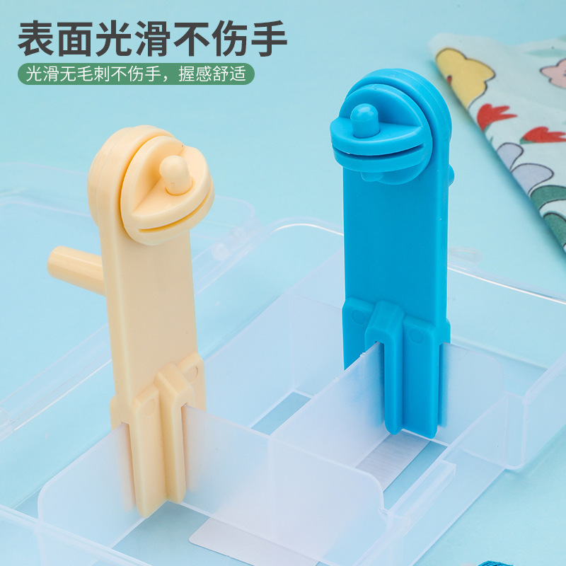 Tablero de bobinado de plástico de punto de cruz Mini máquina de bobinado manual conveniente