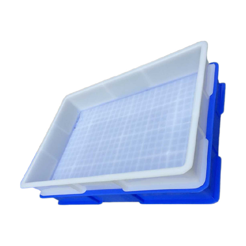 厂家现货6号胶盆 3号塑料方盘 5号物料托盘 仓库货架托盘 浅胶盆