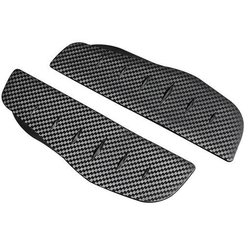 Carbon fiber texture thickened new material rearview mirror shield for automobiles, rain or shine shield, 2 pieces of rearview mirror rain eyebrows