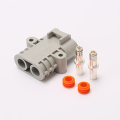 50A防水插 安德森汽車防水插頭 駐車空調插頭連接器公母對插插件