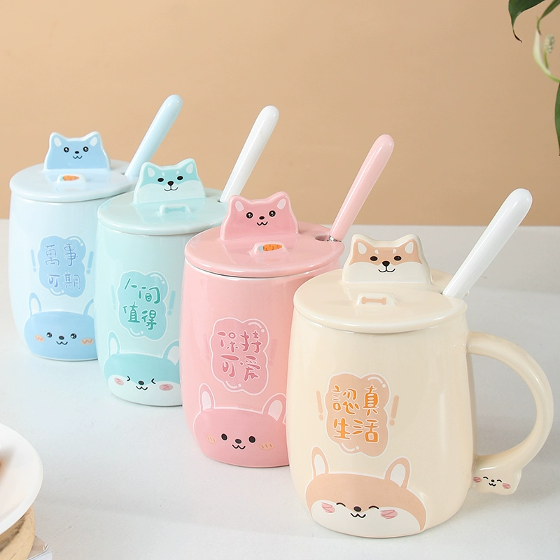 Керамическая чашка Mark Cup для милых девушек, домашняя водная чашка, пара чашек для детей, офисная с креативной супер милой бхайаной