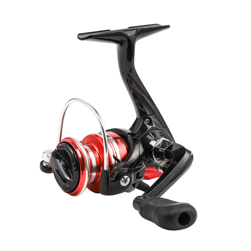 Carrete de pesca universal de metal, carrete ligero para spinning con señuelos, carrete para pesca en hielo tipo 500/800, carrete para pesca de boca de caballo.