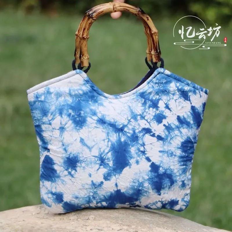 Tie dye make-up tas en cosmetisch etui voor reizen canvas_voghion.com