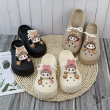 B 28108 Thick Sole Clog Slippers ��׶������Ͽ羳����ͨ