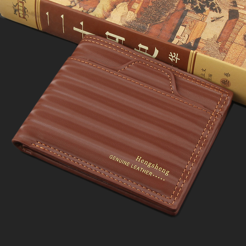 Men's 2021 New Multifunctional Short Business Thin Large Capacity Multi-card Slot Trendy Fashion Wallet display picture 5