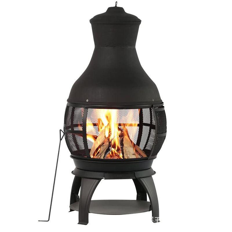 跨境户外䵵火盆室内庭院晚会烧烤炉炭火盆取暖柴火炉烧火炉烧烤炉