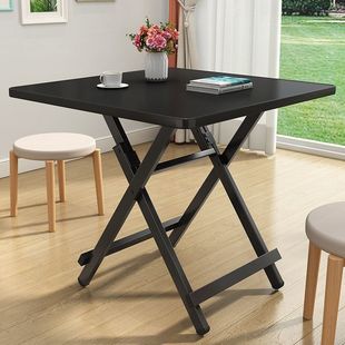 Folding Table Rental House Dining Table Small Apartment Household Multi-Functional Stall Outdoor Portable Simple Dining Table Factory