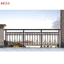 欧式铝艺护栏别墅高端铝合金围栏自建房花园金属围墙栅栏阳台栏杆