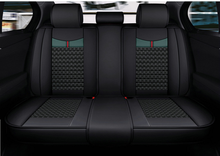 Car seat cushion new full-enclosed seat cover four seasons universal fabric seat cover summer linen special car seat cushion cover