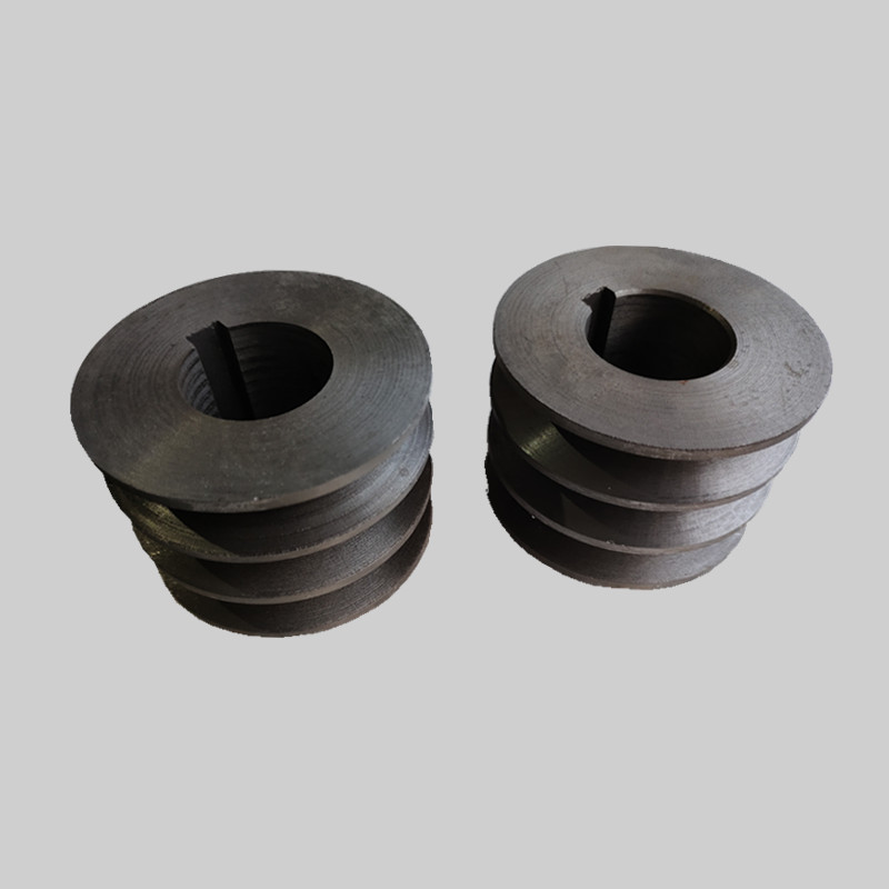 ✅三角皮带轮电机轮B型三槽A型三槽铸铁飞轮外径60-110mm