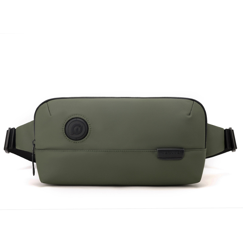 WEPOWER nuevo cross-border multifuncional bolso de cintura de moda para hombres simple y ligero bolso de pecho a prueba de derramamientos