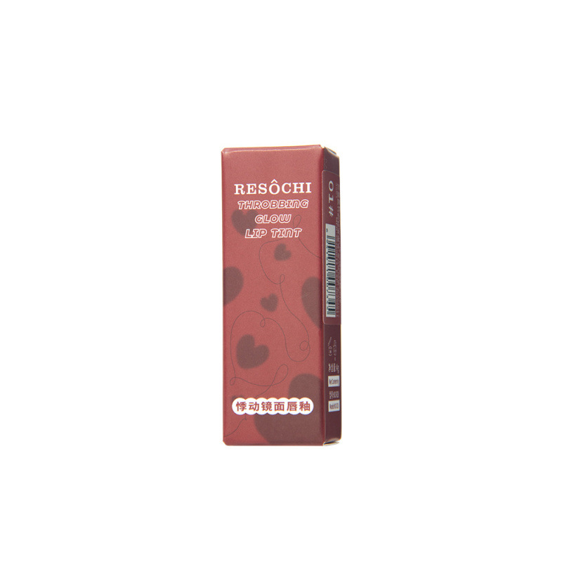 RESOCHI pulsante espejo esmalte labial, espejo de agua, claridad, blanqueamiento, color duradero, lápiz labial, maquillaje transfronterizo