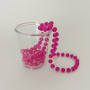 Vasos Pequeños para Fiesta — Mini Shots “Bride to Be” con Cadena de Perlas (Halloween/Bachelor)