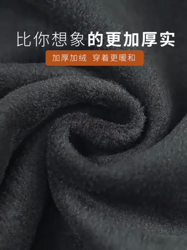 妈妈裤子春秋款休闲直筒长裤中老年女装加绒加厚松紧腰奶奶弹力裤|undefined