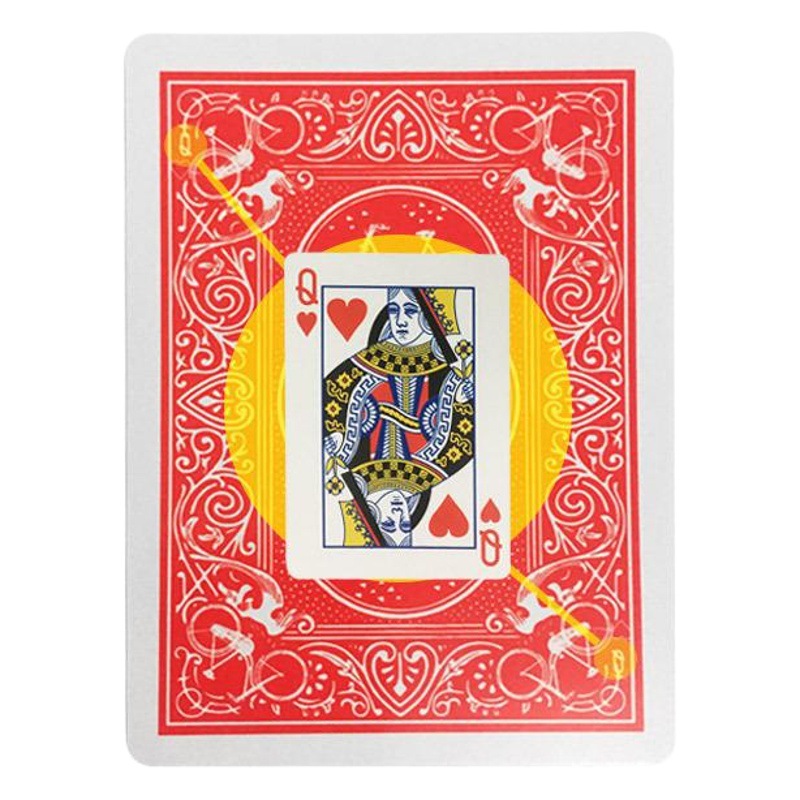 Magic Poker tarjeta ancha y estrecha tarjeta trapezoidal tarjeta atómica tarjeta larga y corta magia accesorios mágicos