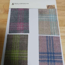 韩国代购双面手缝羊绒毛呢大衣面料 羊毛含量90% 尼龙10%