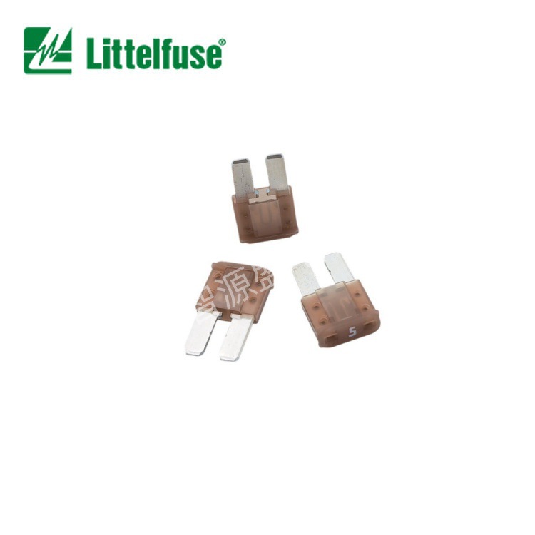 进口力特327迷你长脚汽车保险丝插片32V 5A7.5A10A15A20A25A30A