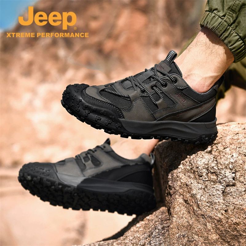 JEEP/吉普 демисезонные нескользящие износостойкие походные спортивные кроссовки, универсальная повседневная обувь для хайкинга, осенние