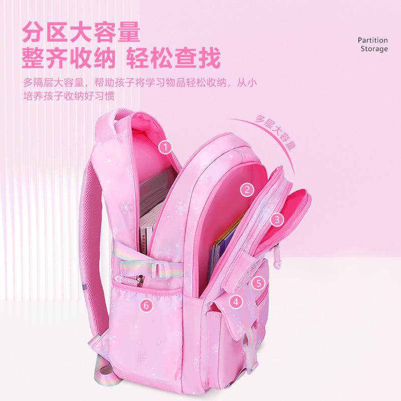 Nueva escuela secundaria femenina 1 - 3 - 6 - 9 grados mochila de estudiantes de primaria 6 - 12 - 18 años de edad mochila de hombro